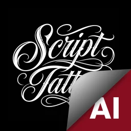 AI Lettering Tattoo Generator simgesi