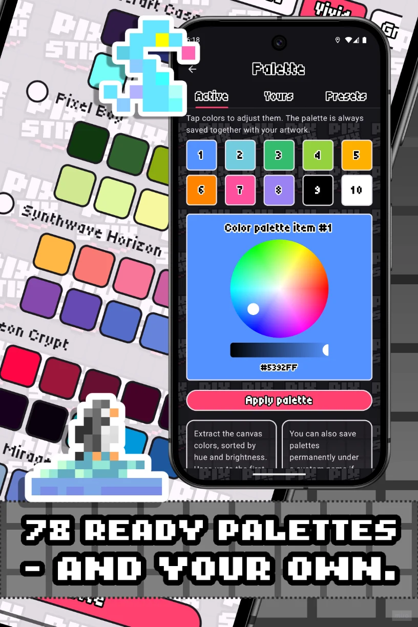 PixStix: Pixel Sticker Editor screenshot