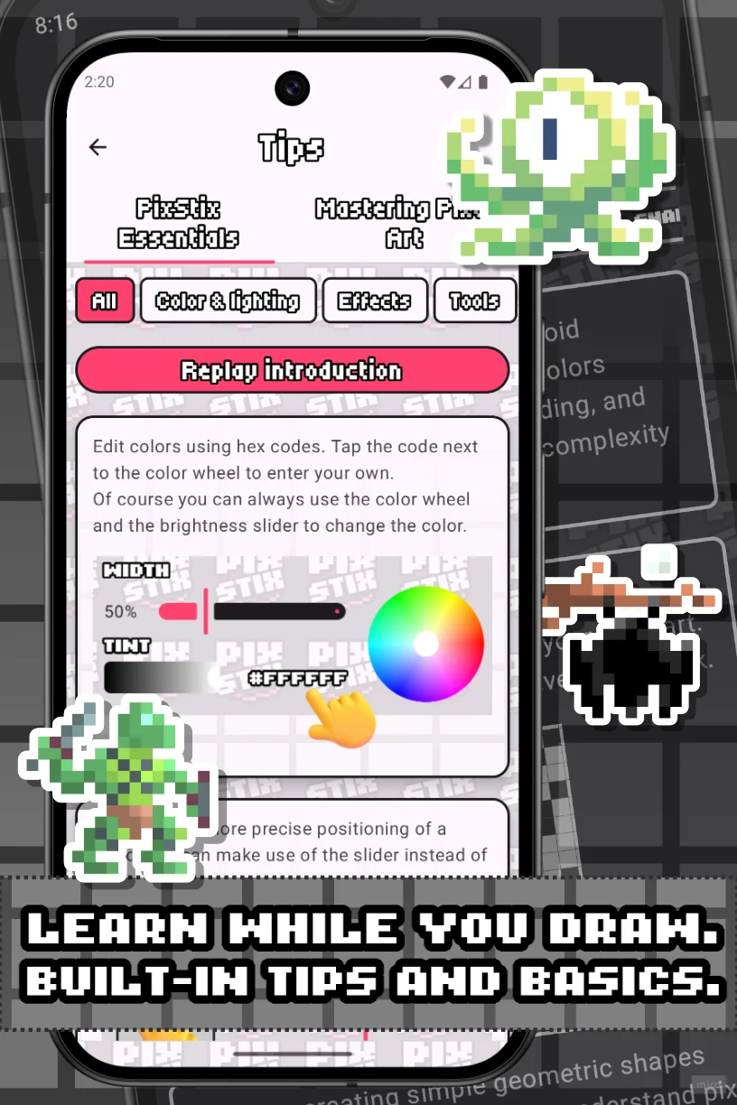PixStix: Pixel Sticker Editor screenshot