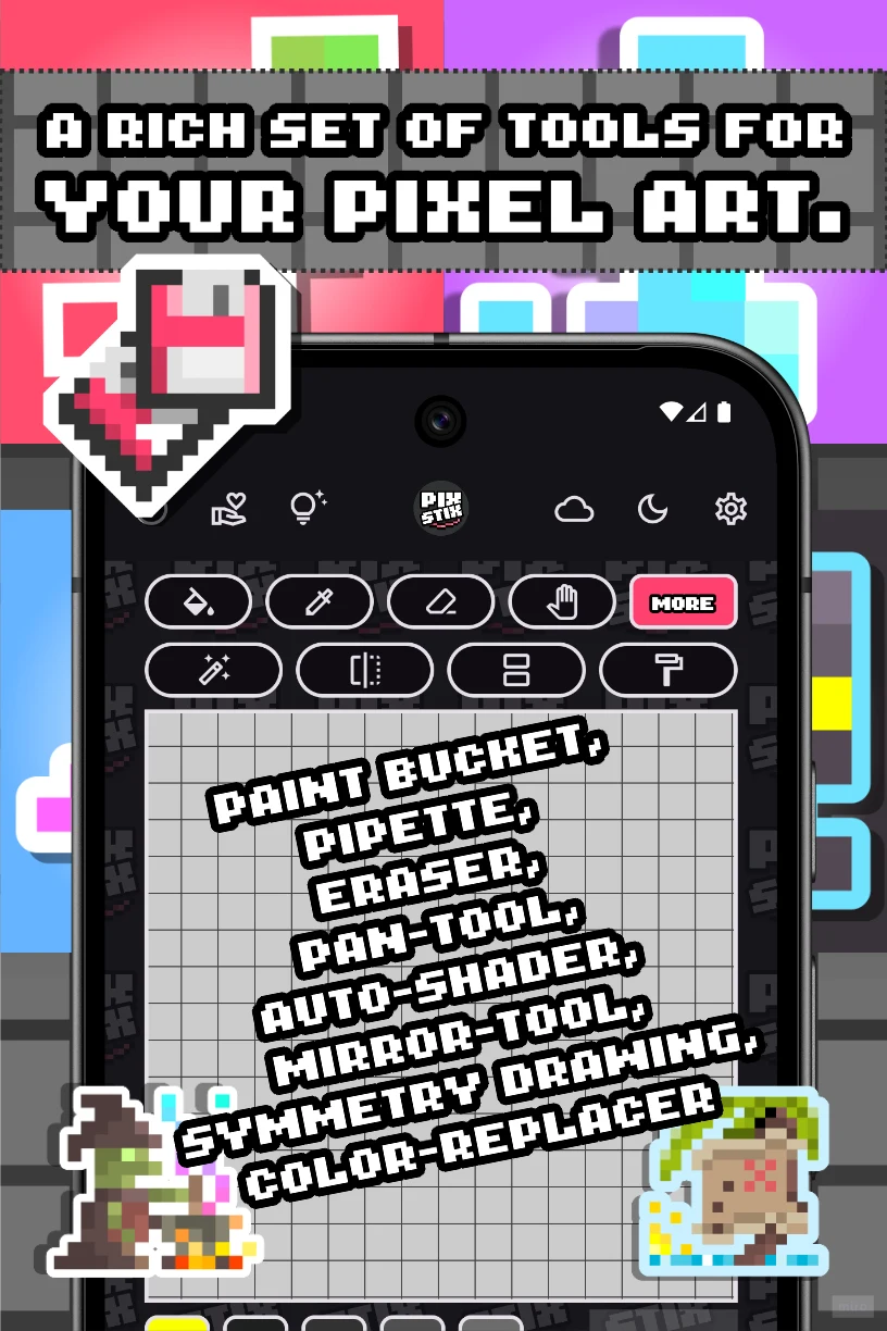 PixStix: Pixel Sticker Editor screenshot