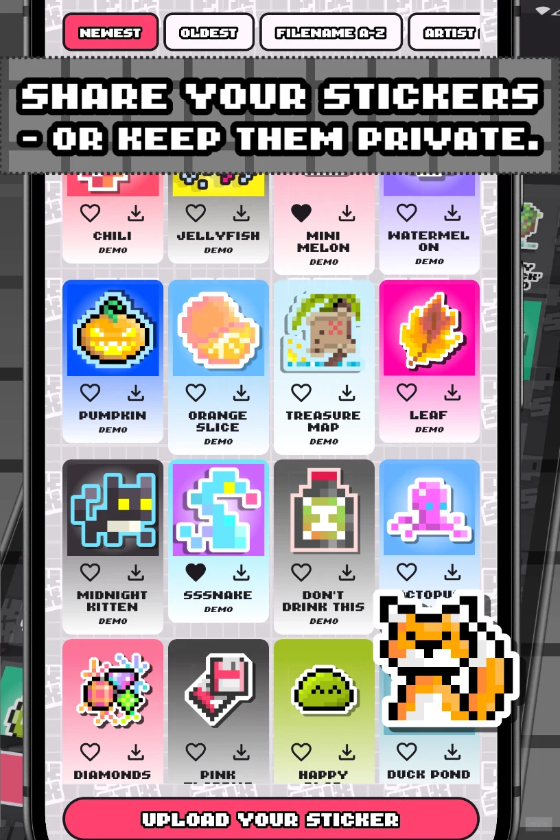 PixStix: Pixel Sticker Editor screenshot